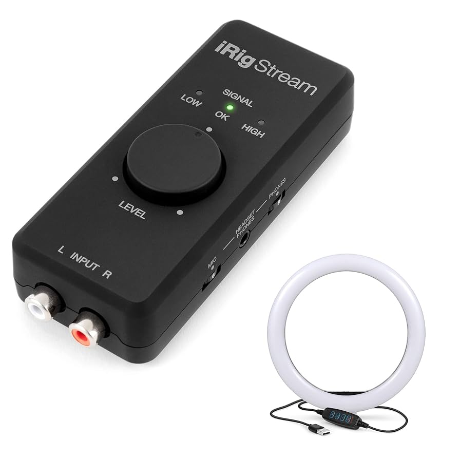 iRig Stream オーディオインターフェース Amazon.com: iRig Stream stereo audio interface for iPhone